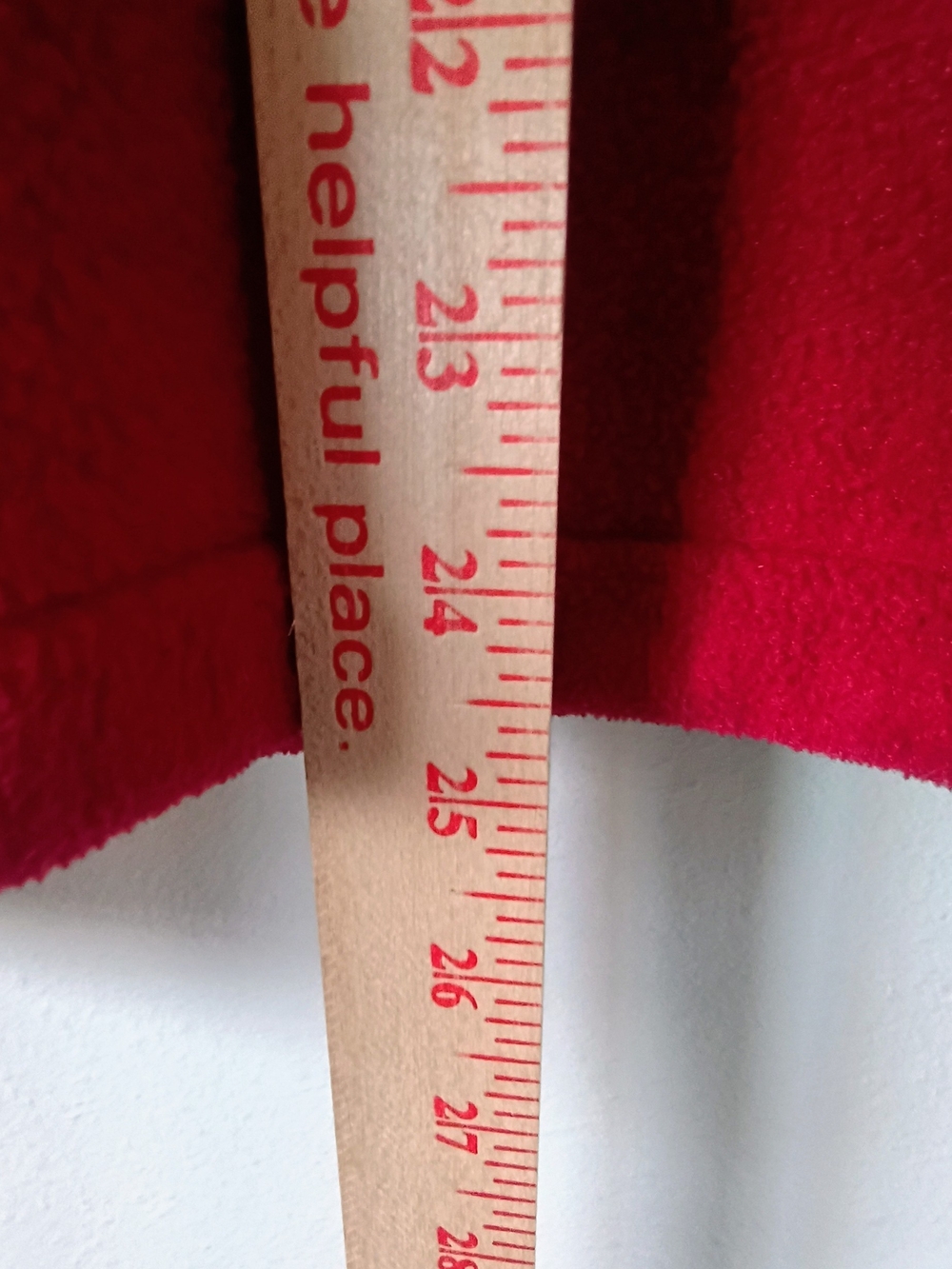 🇺🇸Vintage EMS Polartec Quarter Zip Fleece Pullover Women's XL USA Red Jacket - Picture 8 of 9